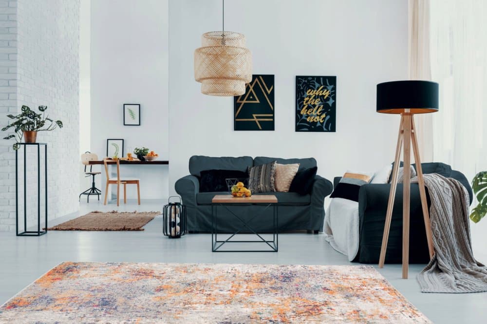Designový koberec s abstraktními vzory Denver 3