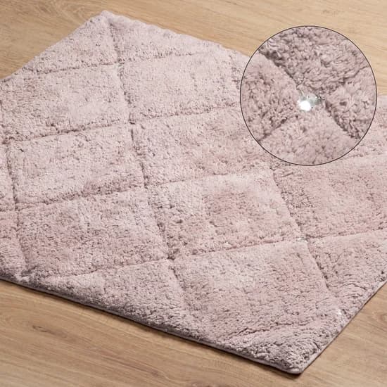 Luxusní koberec Chic s krystaly - starorůžový