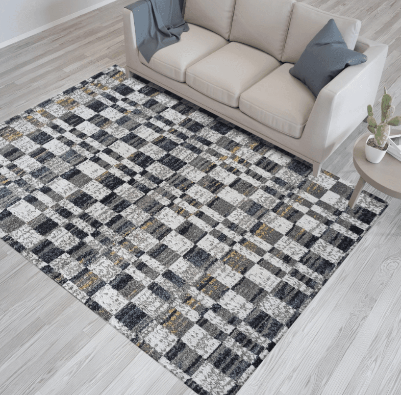 Designový vzorovaný koberec