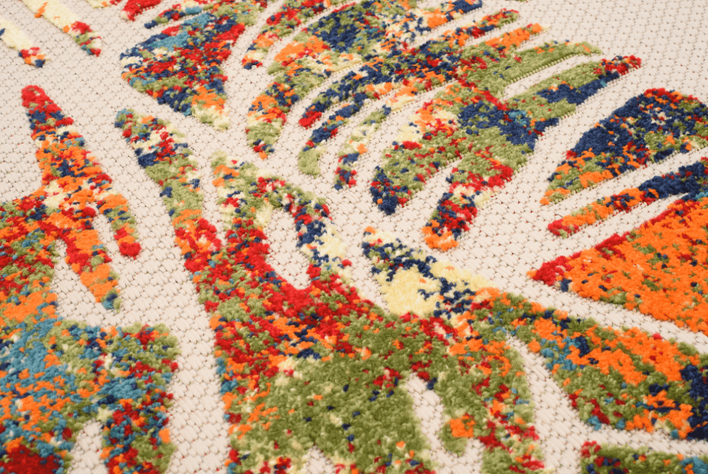 Koberec na terasu s krásným barevným motivem 6
