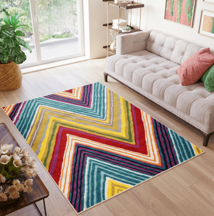 Designový koberec s geometrickým vzorem Salsa