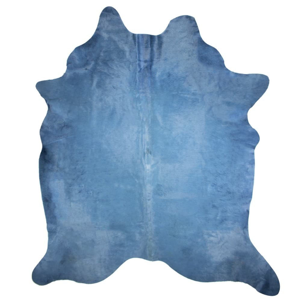 Modrý foberec z hovězí kůže Blue Cow