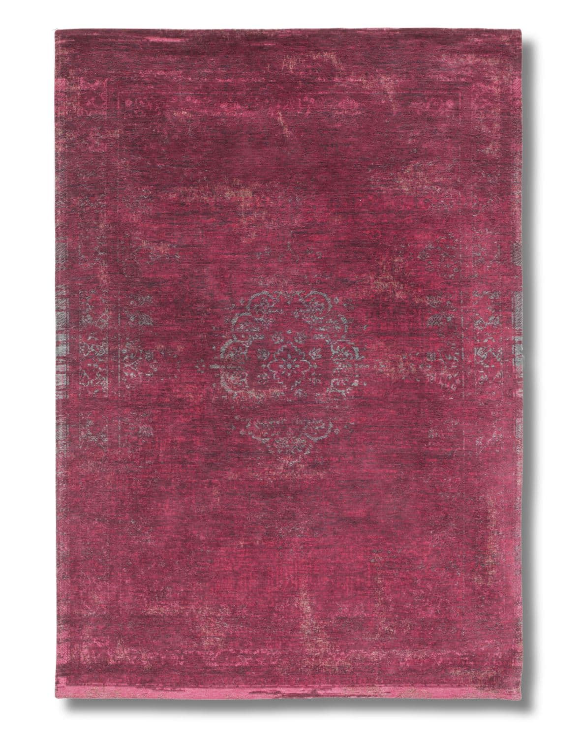 Červený vintage koberec s patinou Medallion Scarlet 8260