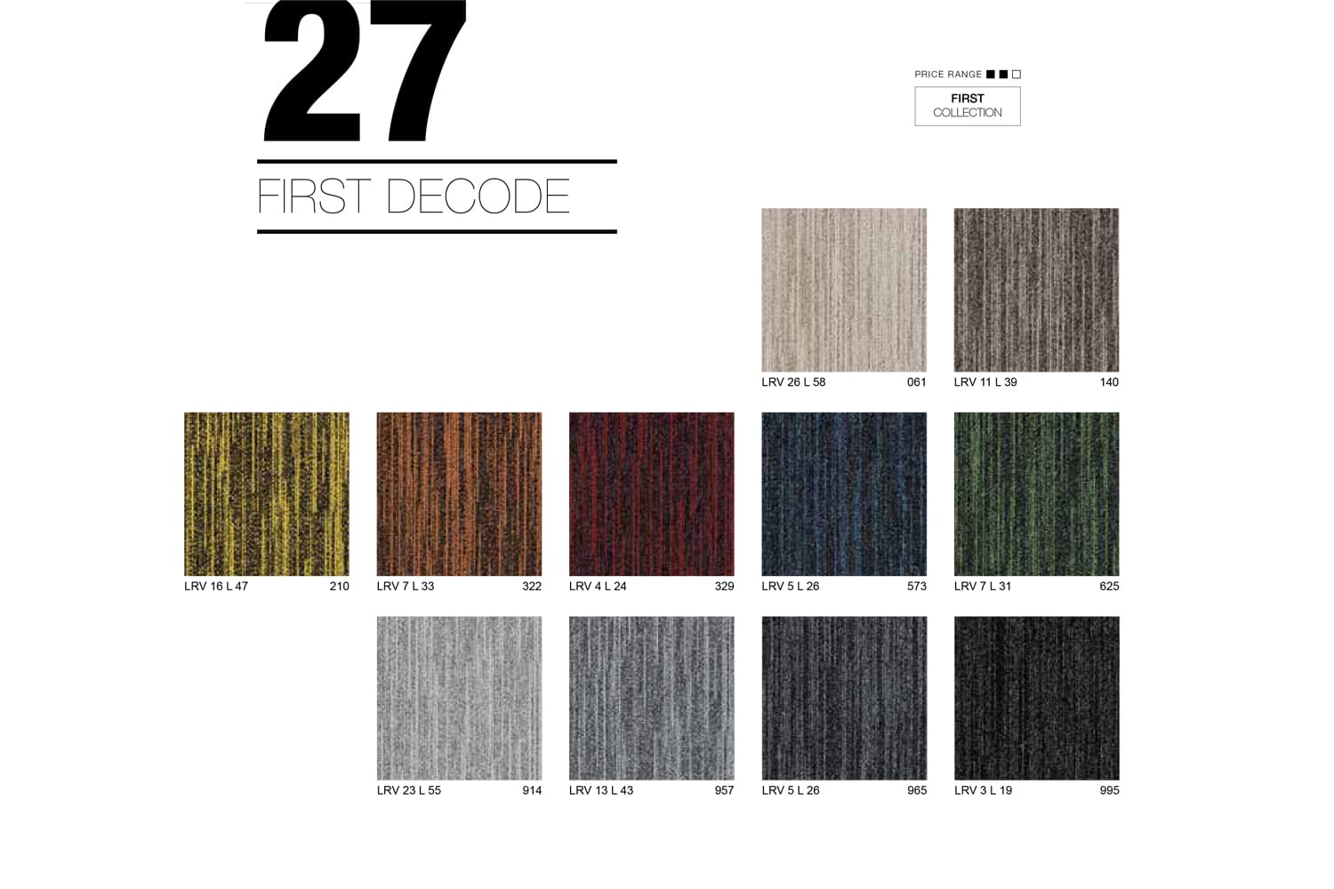 Kobercové čtverce First Decode 573 2