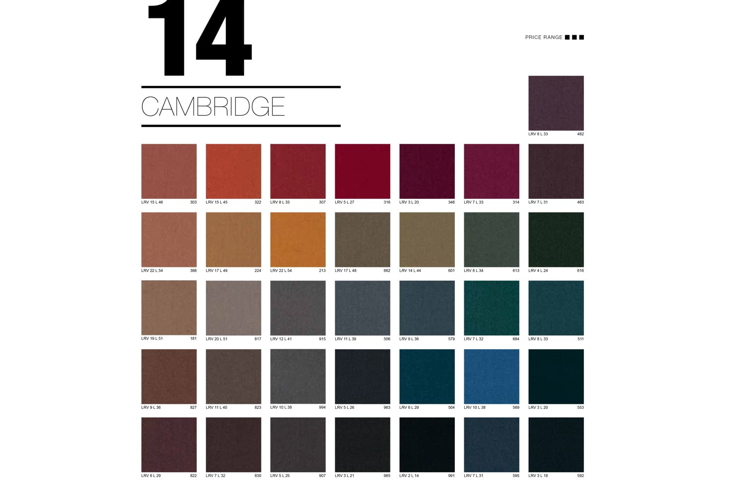 Kobercové čtverce Cambridge 662 3