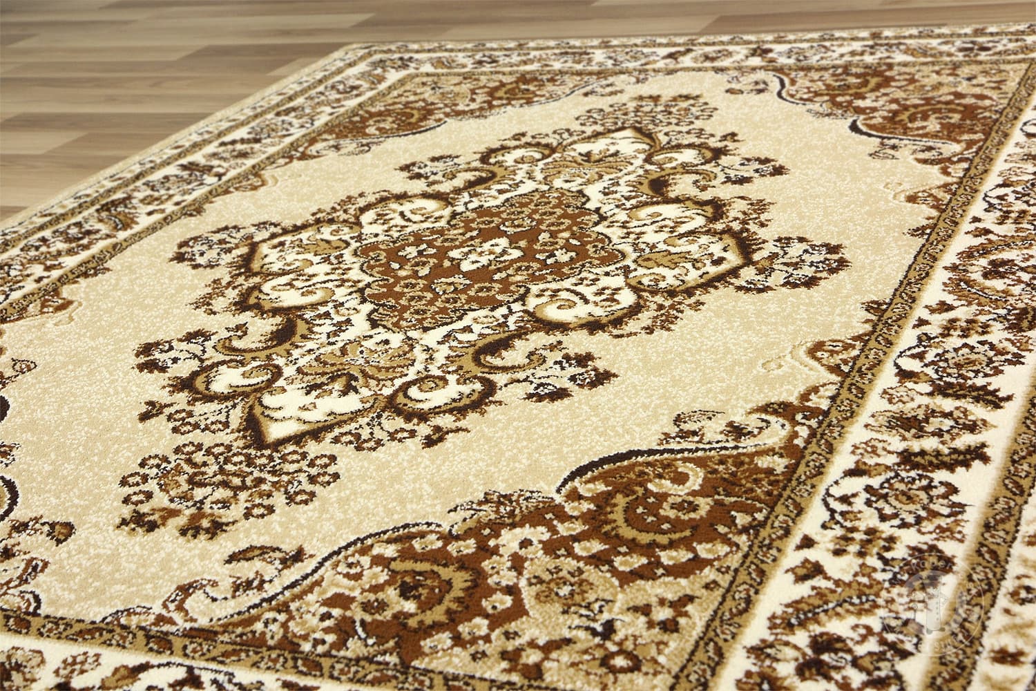 Kusový koberec Medailon 6985A Beige 5