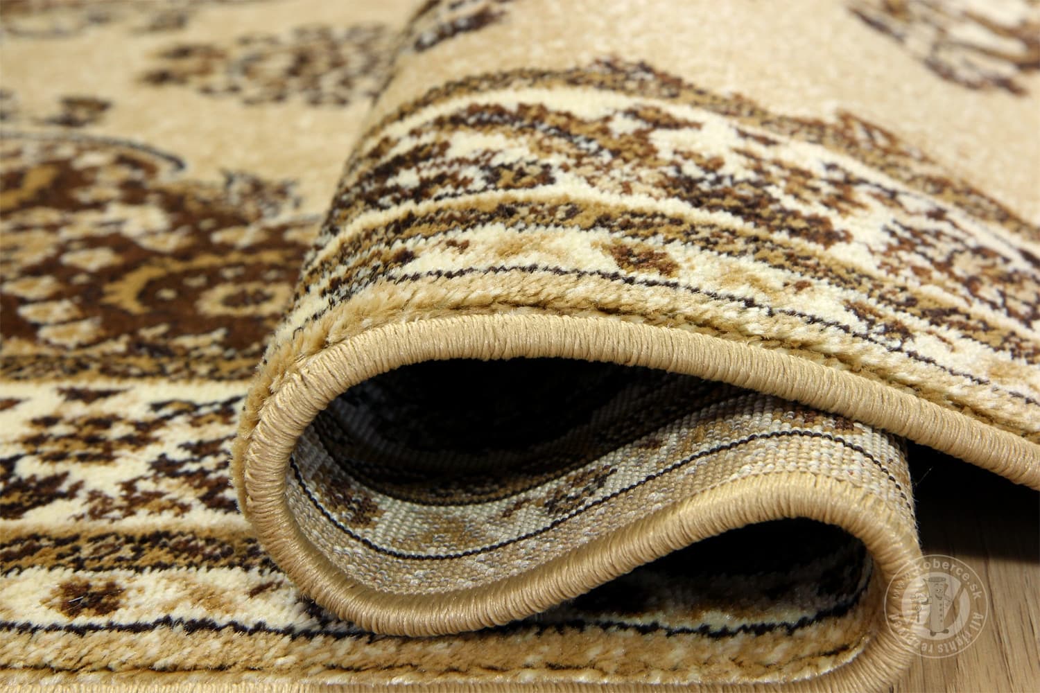 Kusový koberec Medailon 6985A Beige 7