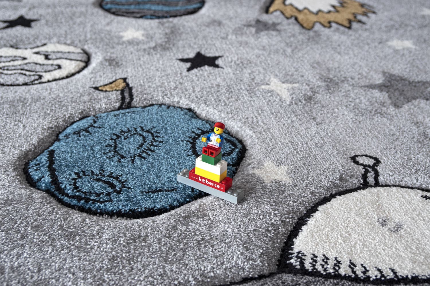 Dětský kusový koberec Smart Kids 22924 grey 3