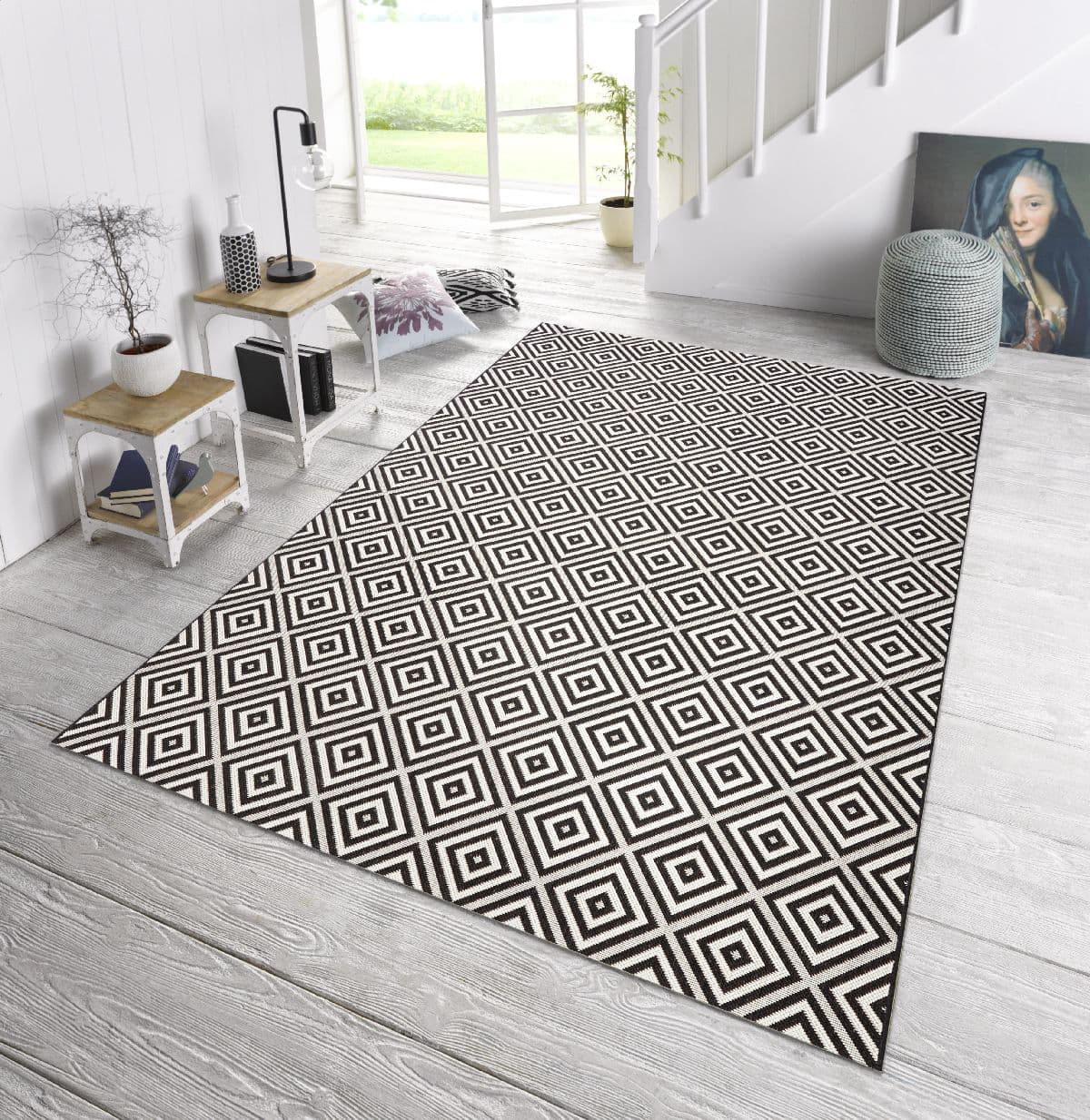 Kusový koberec Northrugs Meadow 102474 Black 4