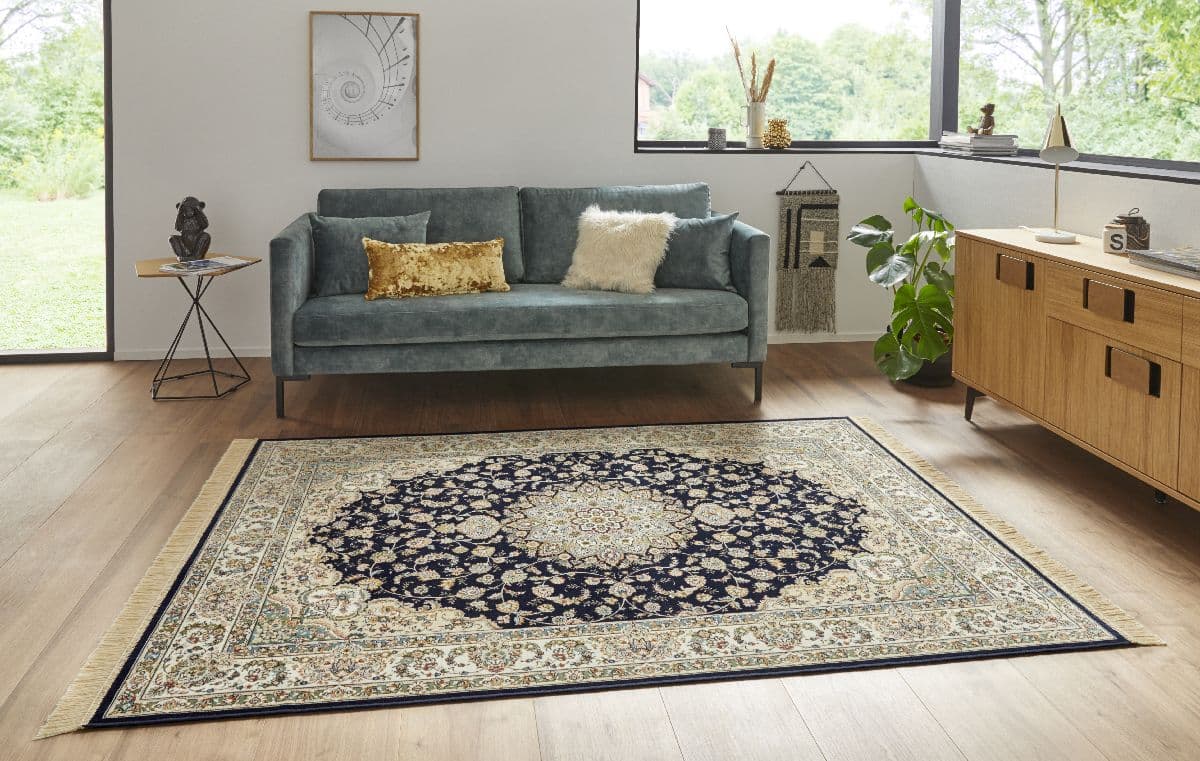 Kusový koberec Nouristan Naveh 104378 Dark blue Cream 2