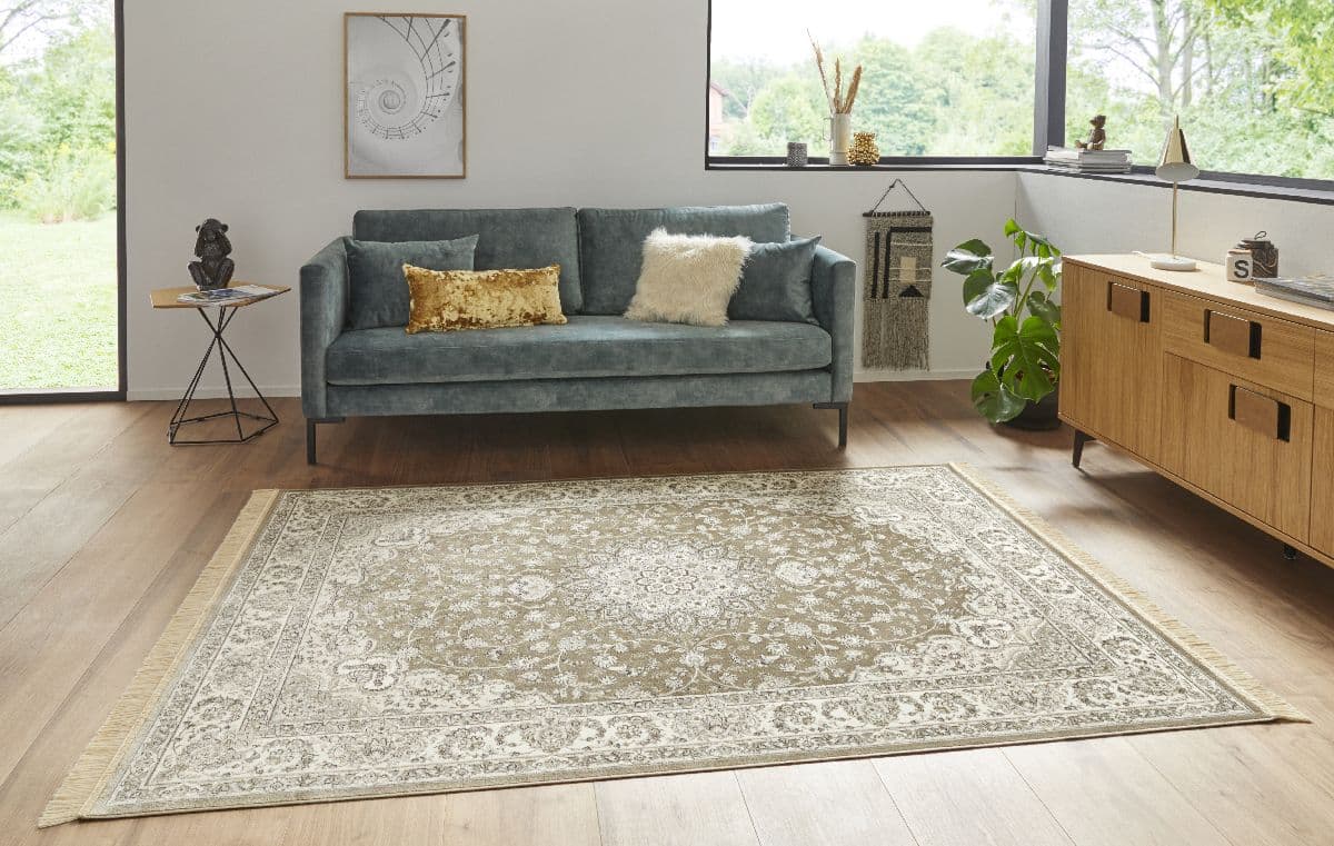 Kusový koberec Nouristan Naveh 104380 Olive green Grey 2
