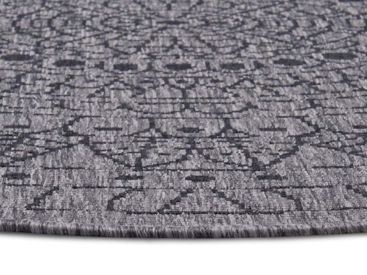 Kusový koberec Northrugs Twin 105476 Night silver Ø 100 cm 5