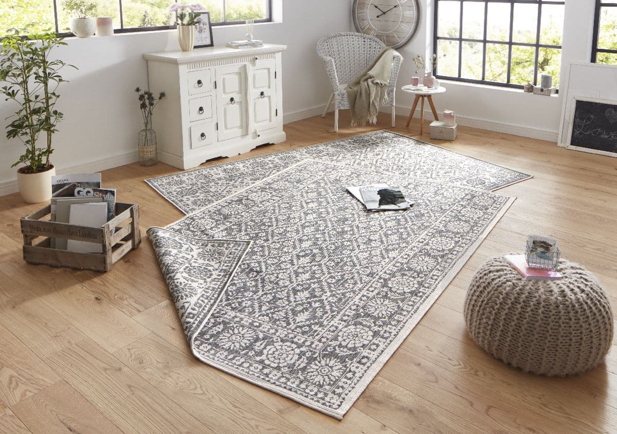 Kusový koberec Northrugs Twin 103116 Grey Cream 3