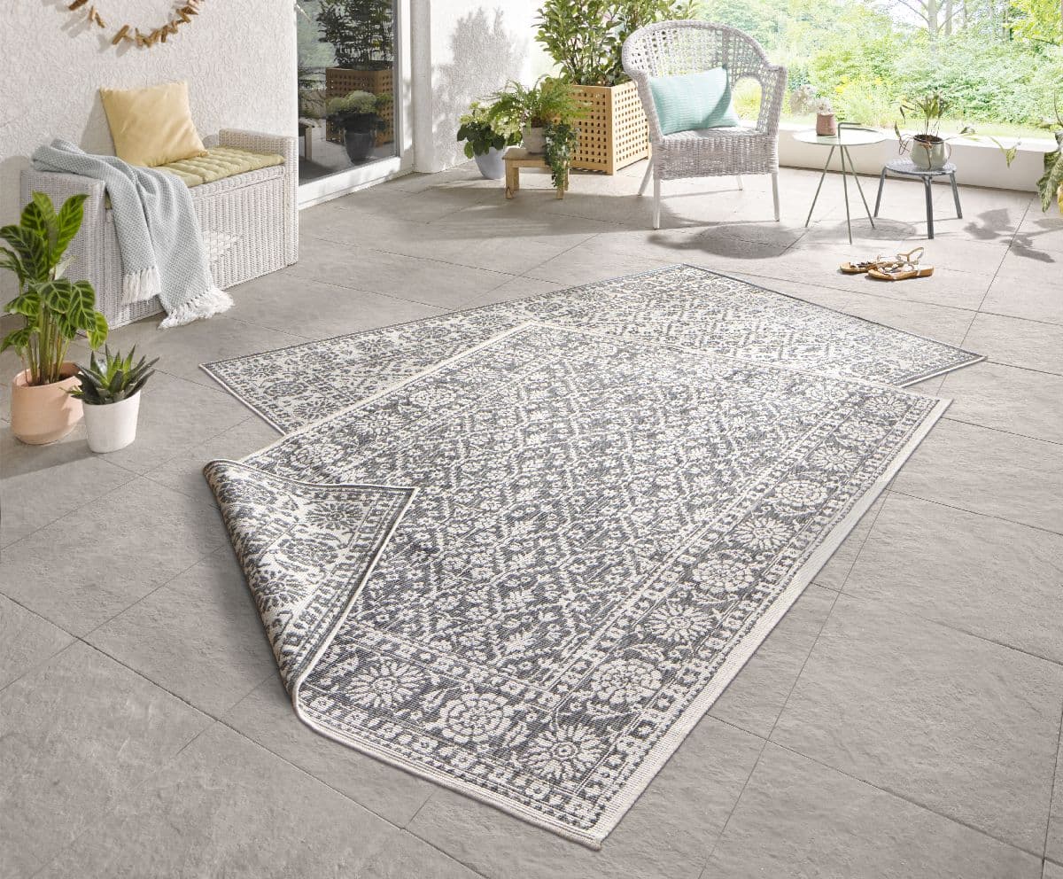 Kusový koberec Northrugs Twin 103116 Grey Cream 2