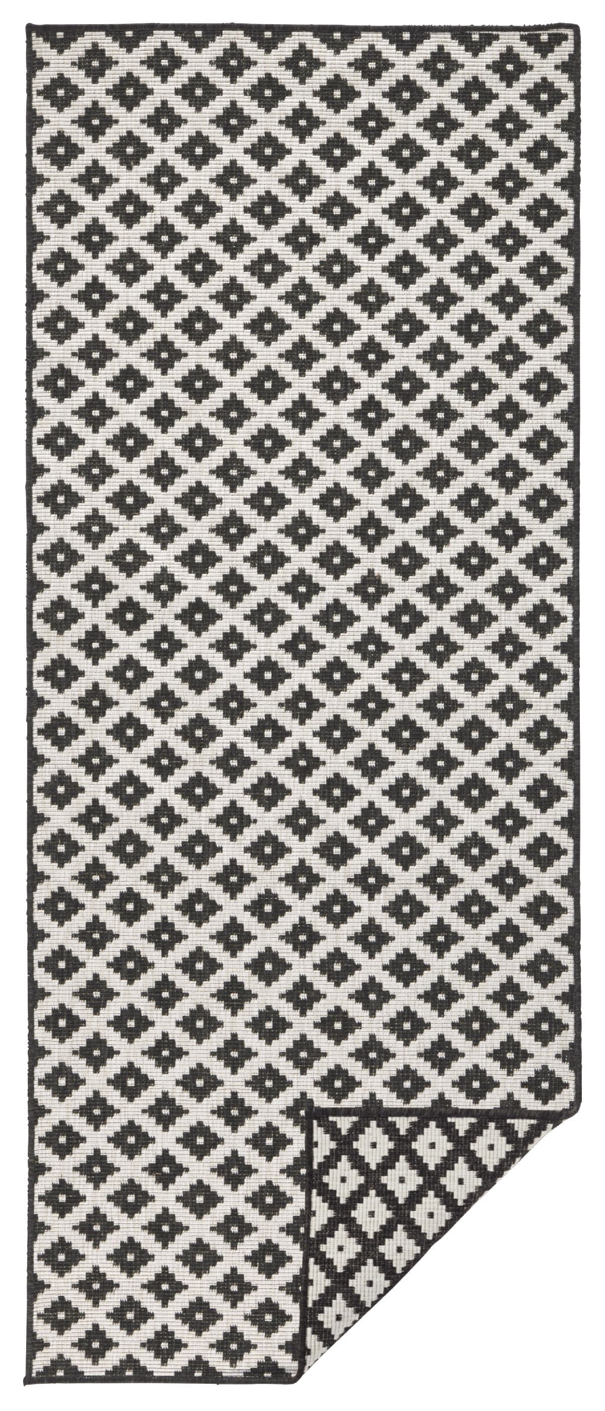 Kusový koberec Northrugs Twin 103124 Black Cream 8