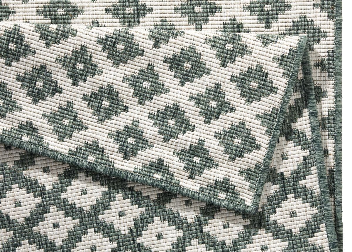 Kusový koberec Northrugs Twin 103125 Green Cream 5