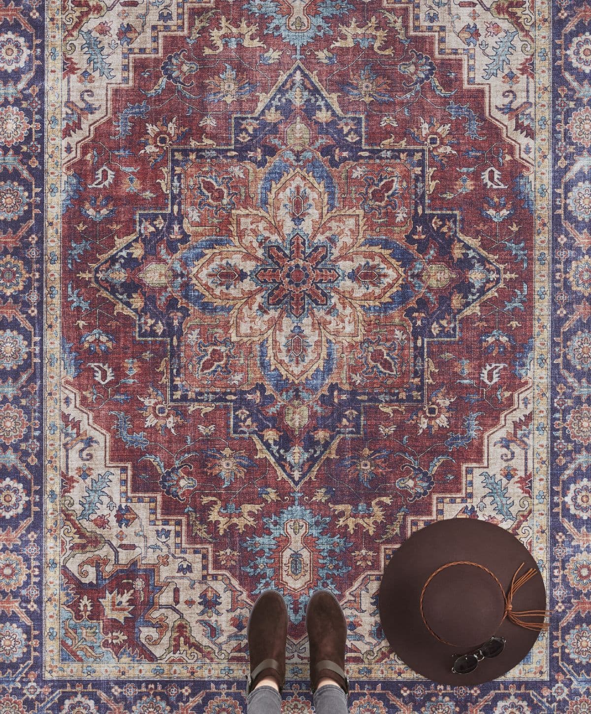 Kusový koberec Nouristan Asmar 104000 Plum red 6