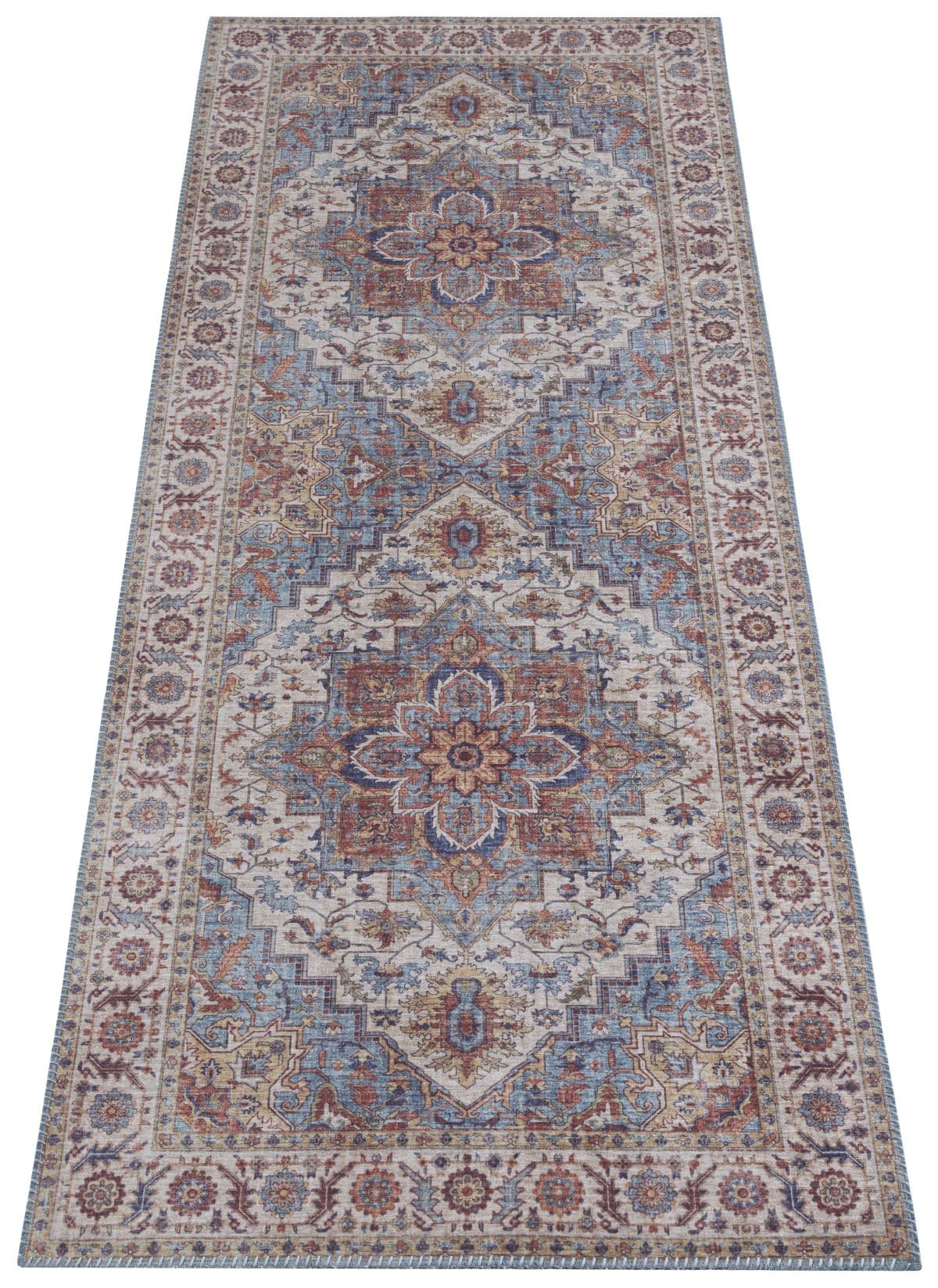 Kusový běhoun Nouristan Asmar 104002 Cyan blue 4