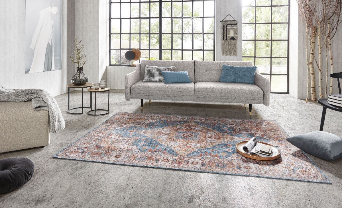 Kusový běhoun Nouristan Asmar 104014 Jeans blue 5