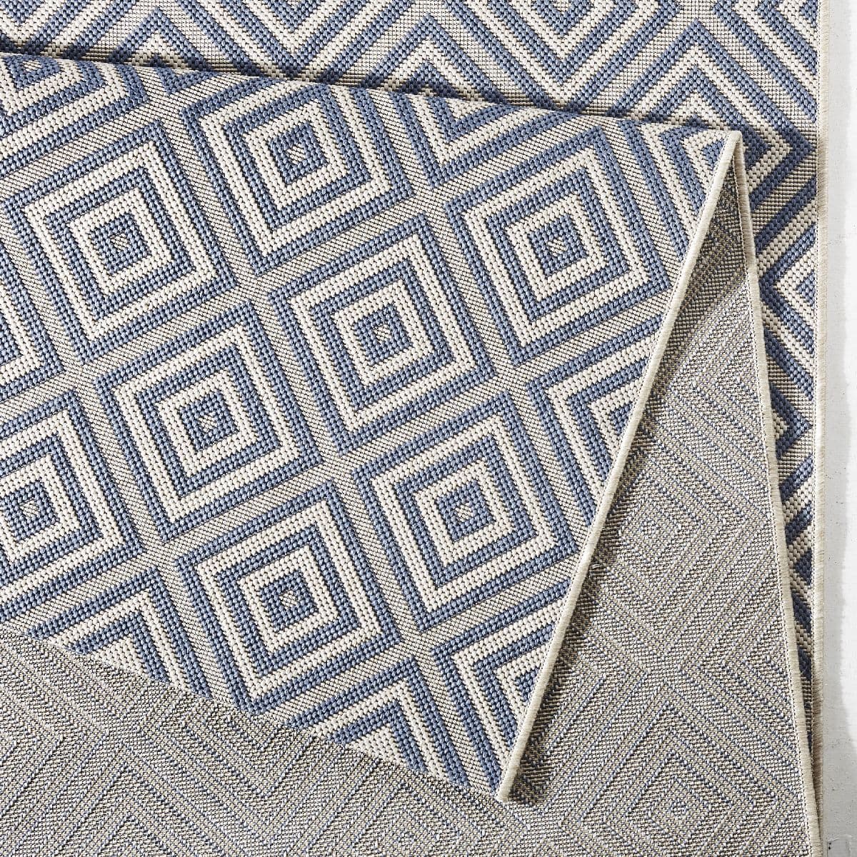 Kusový běhoun Northrugs Meadow 102468 Blue 2