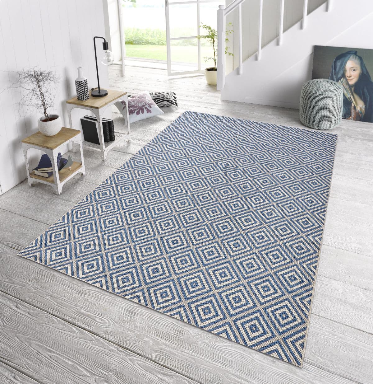 Kusový běhoun Northrugs Meadow 102468 Blue 6
