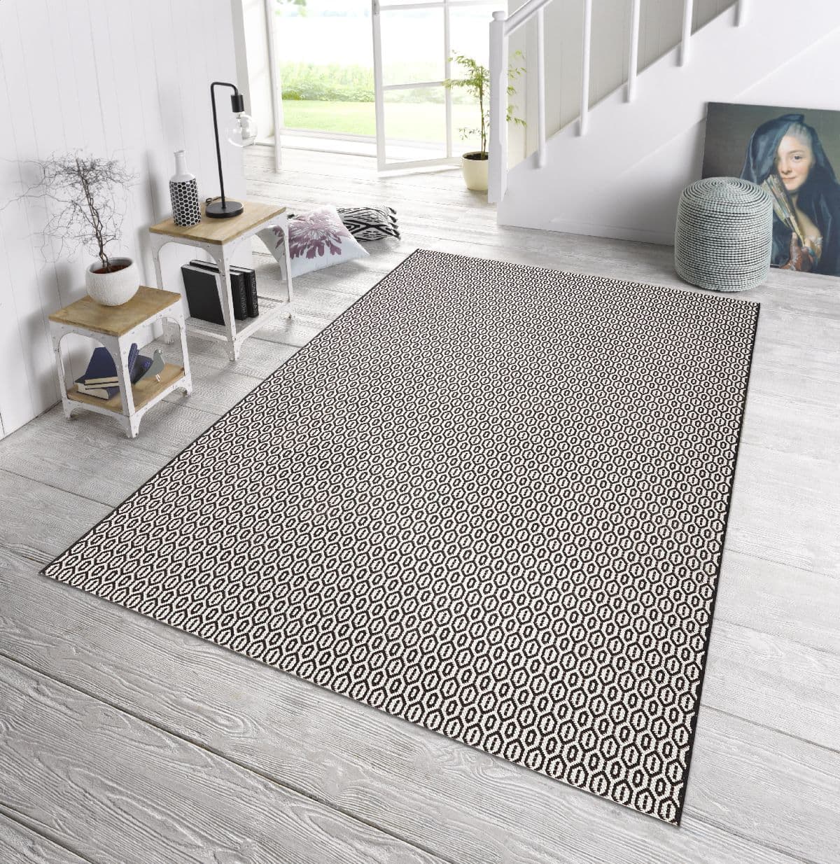 Kusový běhoun Northrugs Meadow 102474 Black 6