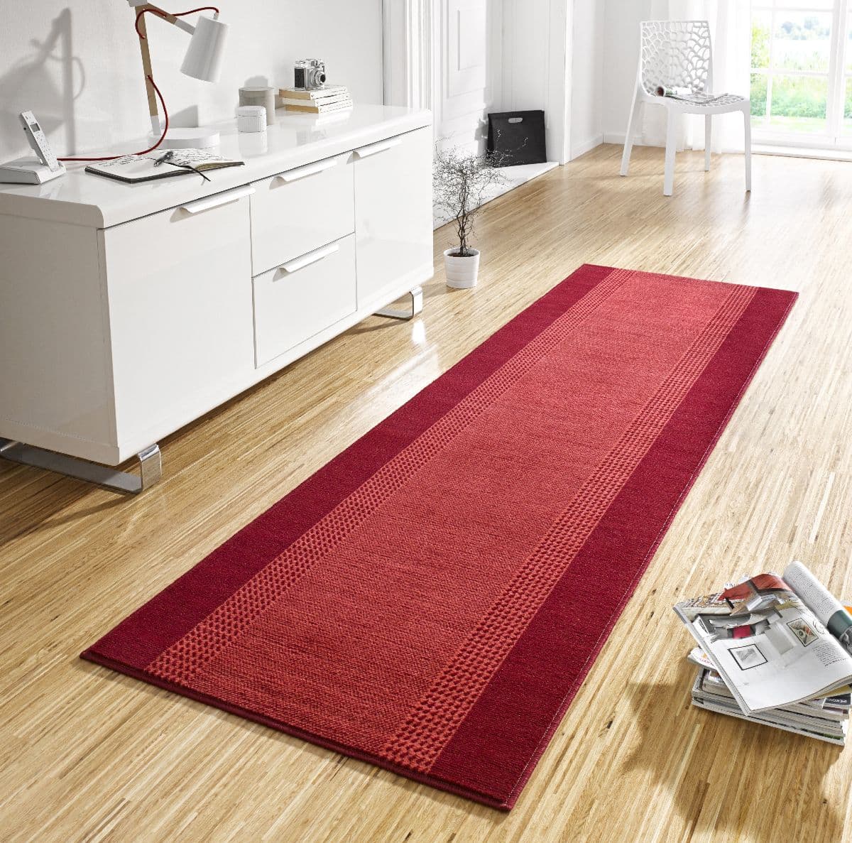 Kusový běhoun Hanse Home Basic 102499 Red 2
