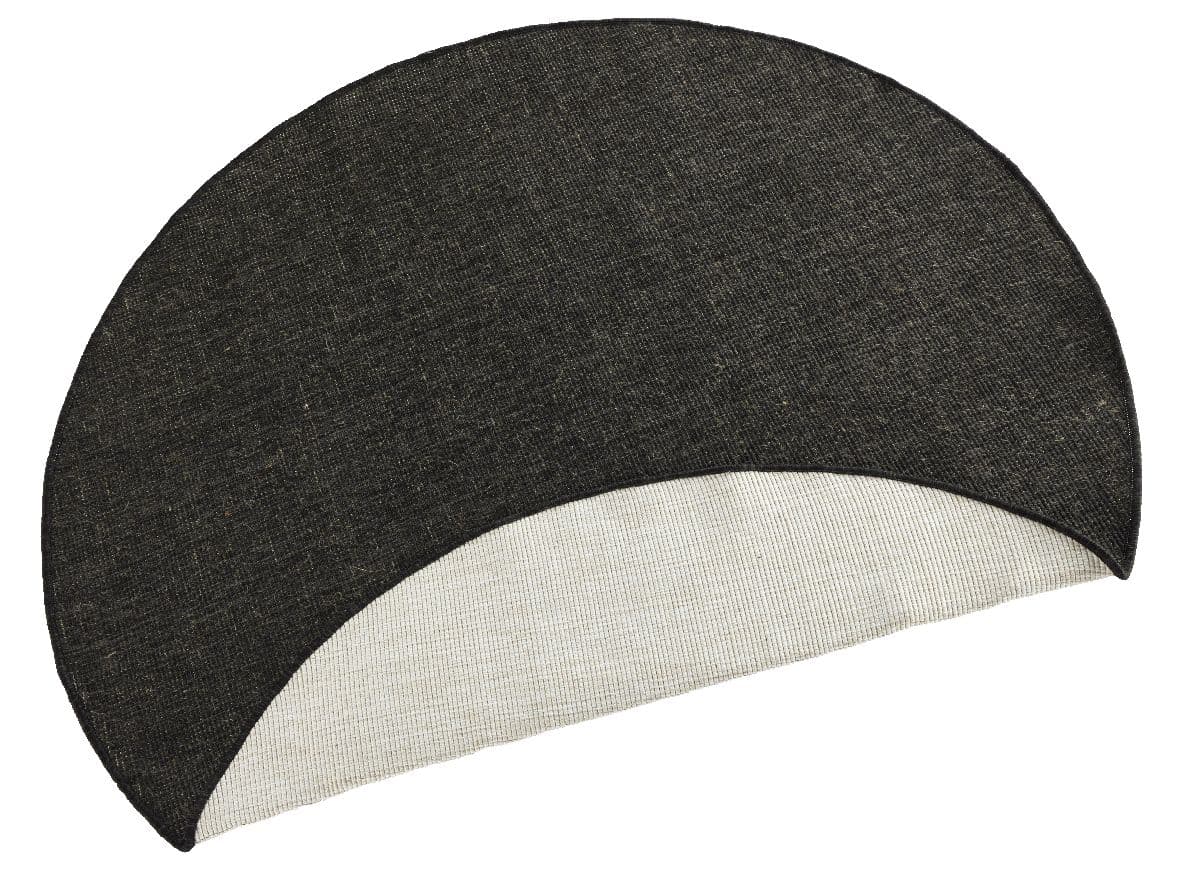 Kusový koberec Northrugs Twin 103096 Black kruh Ø 140 cm 4