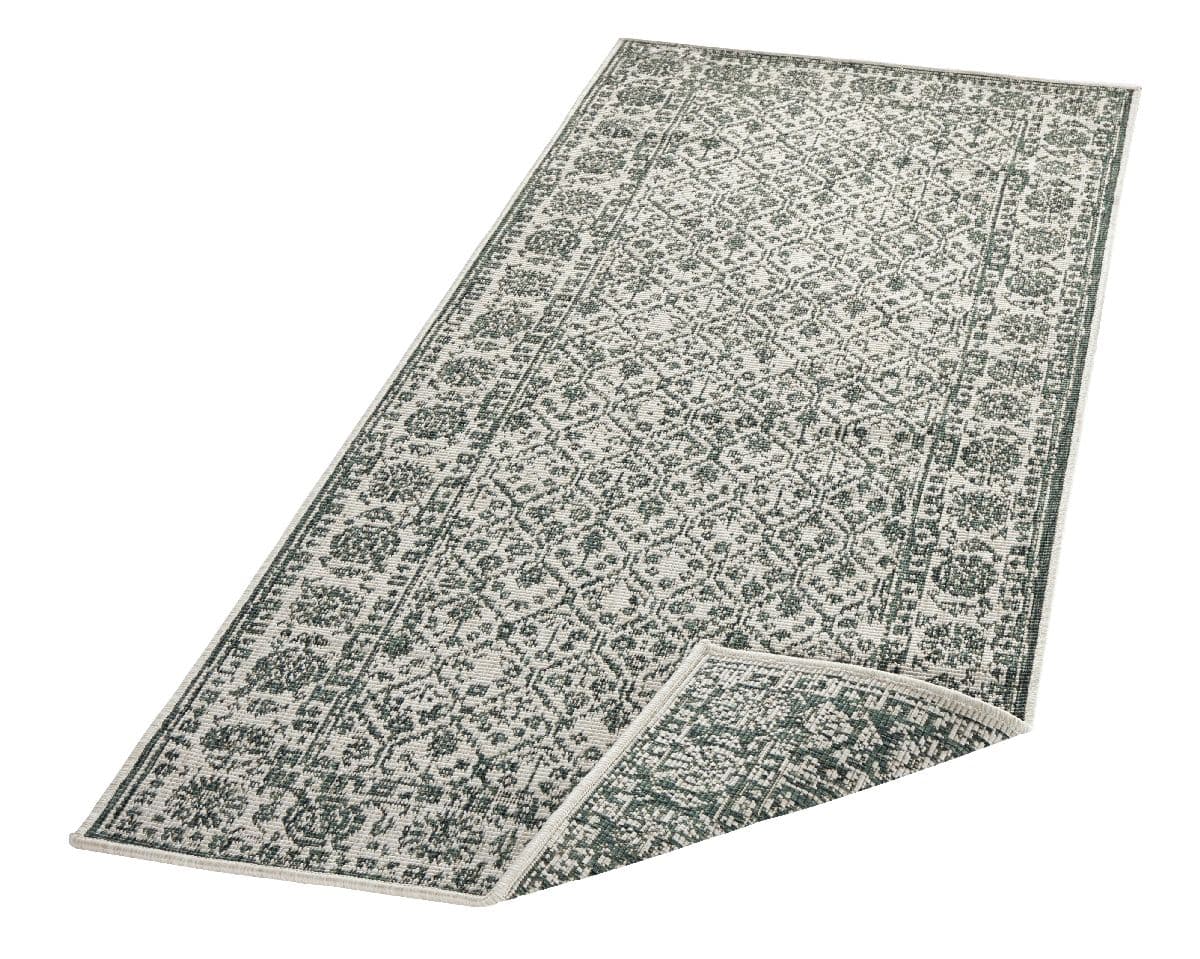 Kusový běhoun Northrugs Twin 103115 Green Cream 5