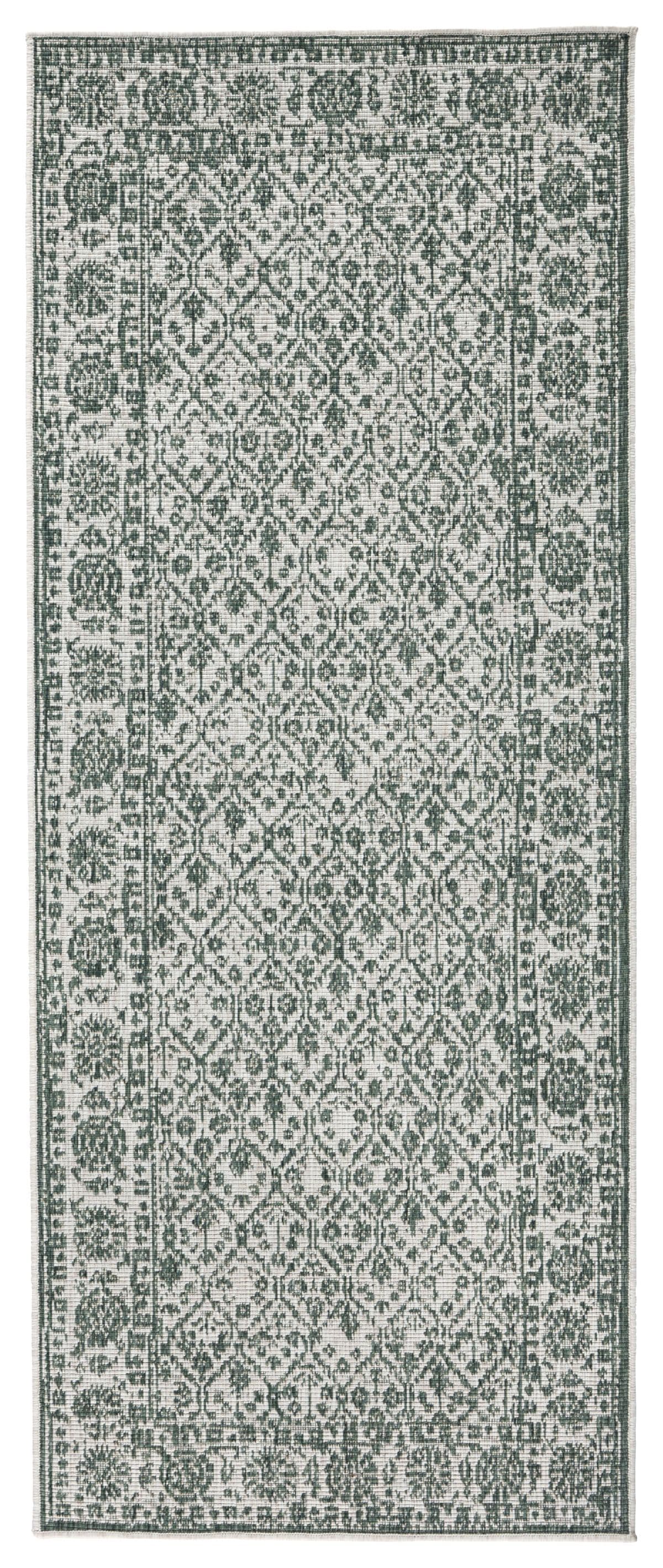 Kusový běhoun Northrugs Twin 103115 Green Cream 6
