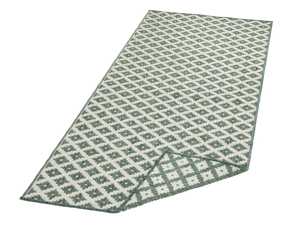 Kusový běhoun Northrugs Twin 103125 Green Cream 5