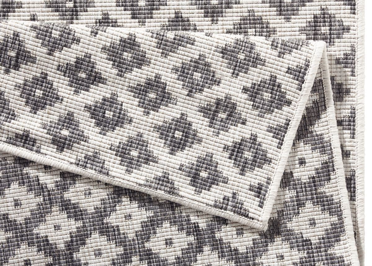 Kusový běhoun Northrugs Twin 103126 Grey Cream 4