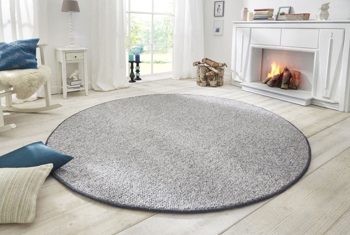 Kruhový kusový koberec Hanse Home BT Carpet Wolly 102840 Grey Ø 133 cm 2