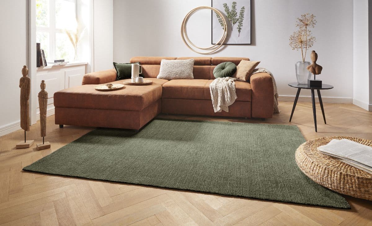 Kusový koberec Mint Rugs Cloud 103931 Moss green 2