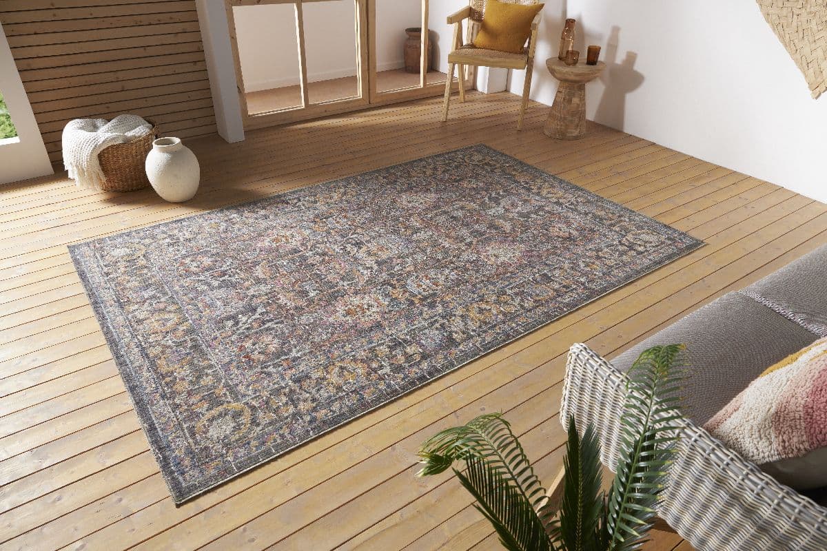 Kusový koberec Nouristan Cairo 105588 Creme Blue 2