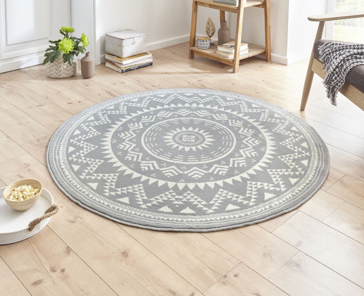 Kusový koberec Hanse Home Celebration 103444 Valencia Grey Ø 140 cm 2