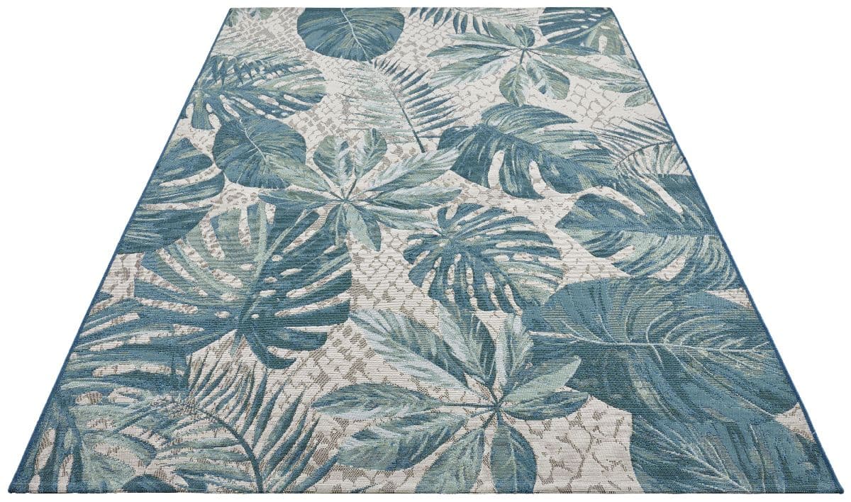Kusový koberec Hanse Home Flair 105618 Tropical Leaves Turqoise 4