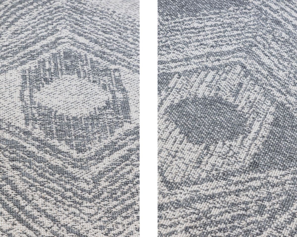 Kruhový kusový koberec Elle Decoration Gemini 106028 Silver Ø 100 cm 9