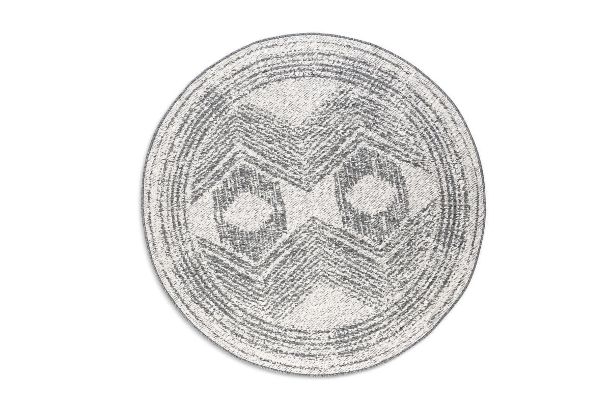 Kruhový kusový koberec Elle Decoration Gemini 106028 Silver Ø 100 cm 2