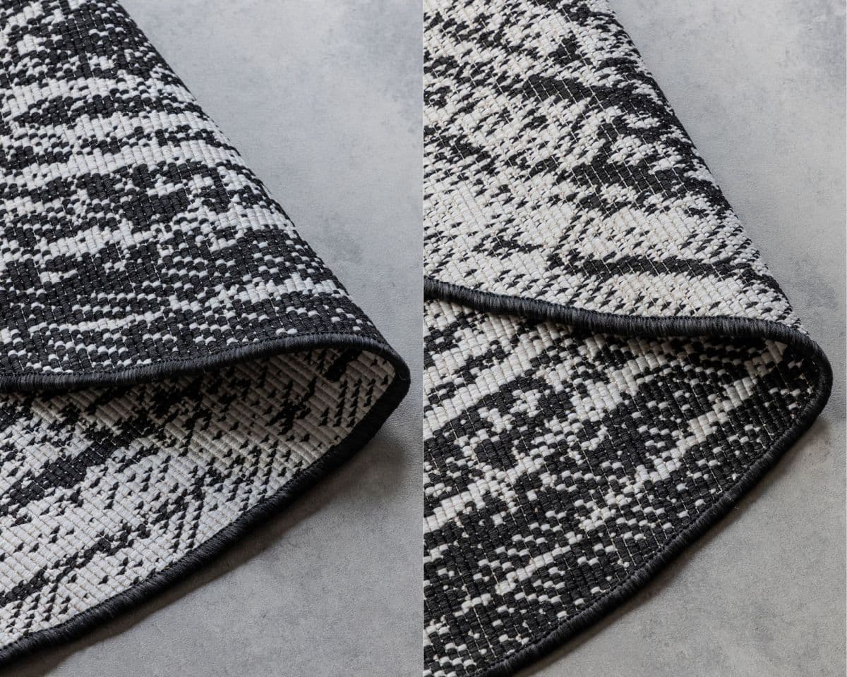 Kruhový kusový koberec Elle Decoration Gemini 106029 Black Ø 140 cm 6