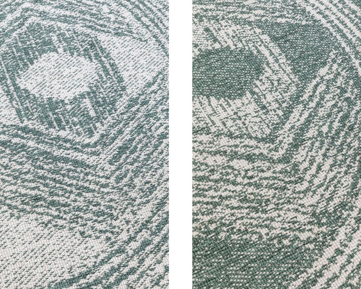 Kruhový kusový koberec Elle Decoration Gemini 106030 Green Ø 100 cm 9