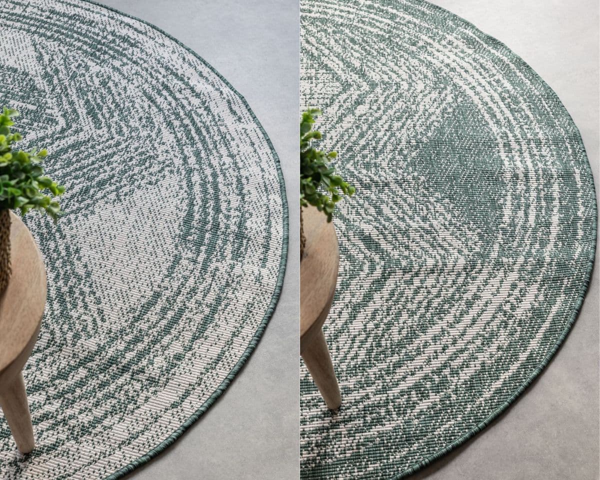 Kruhový kusový koberec Elle Decoration Gemini 106030 Green Ø 100 cm 8