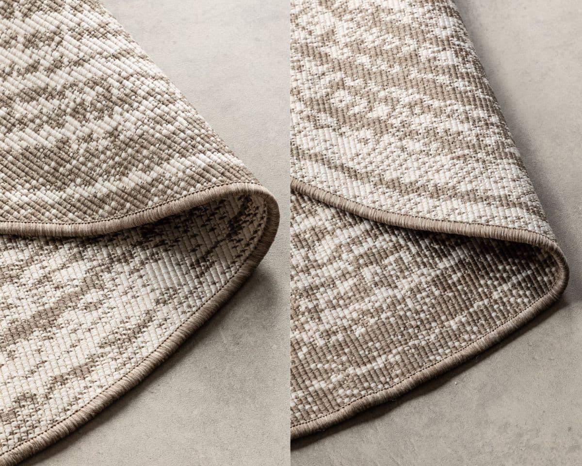 Kruhový kusový koberec Elle Decoration Gemini 106031 Linen Ø 100 cm 6