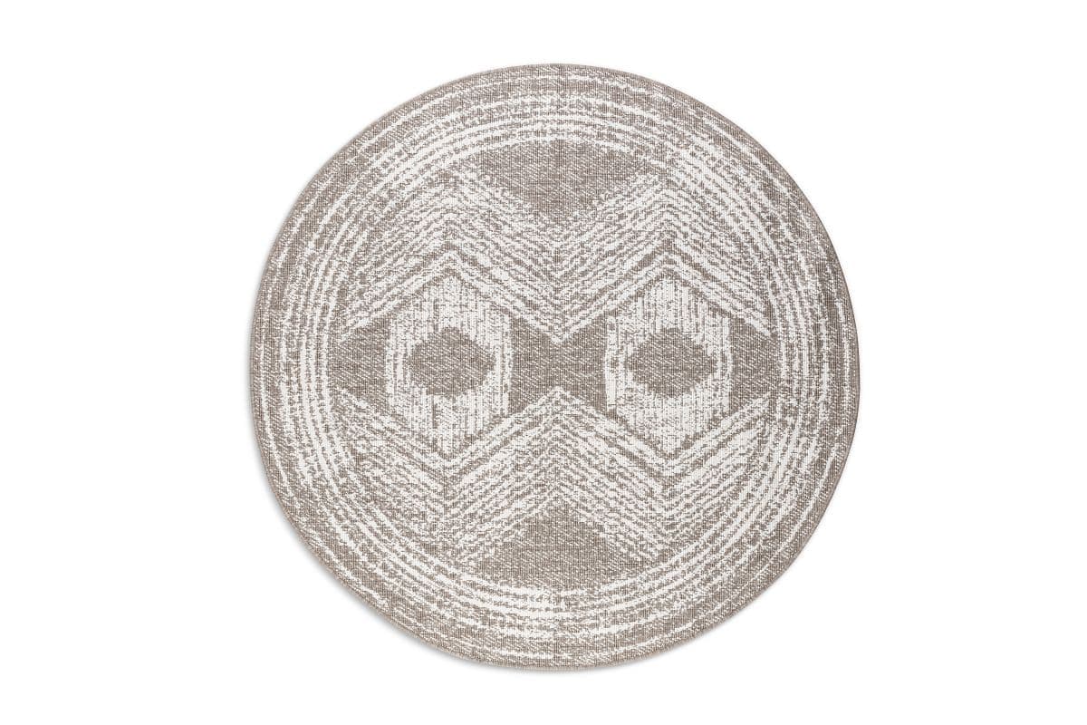 Kruhový kusový koberec Elle Decoration Gemini 106031 Linen Ø 100 cm 4