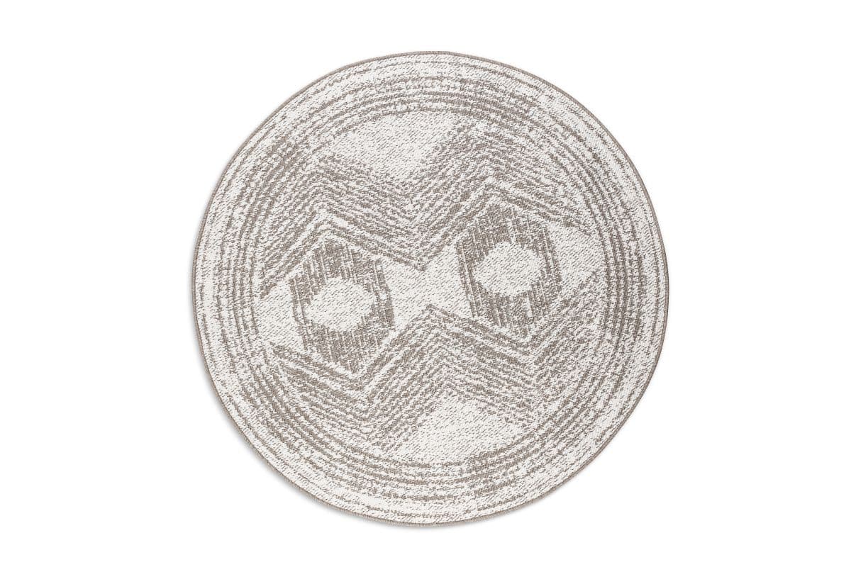 Kruhový kusový koberec Elle Decoration Gemini 106031 Linen Ø 100 cm 2
