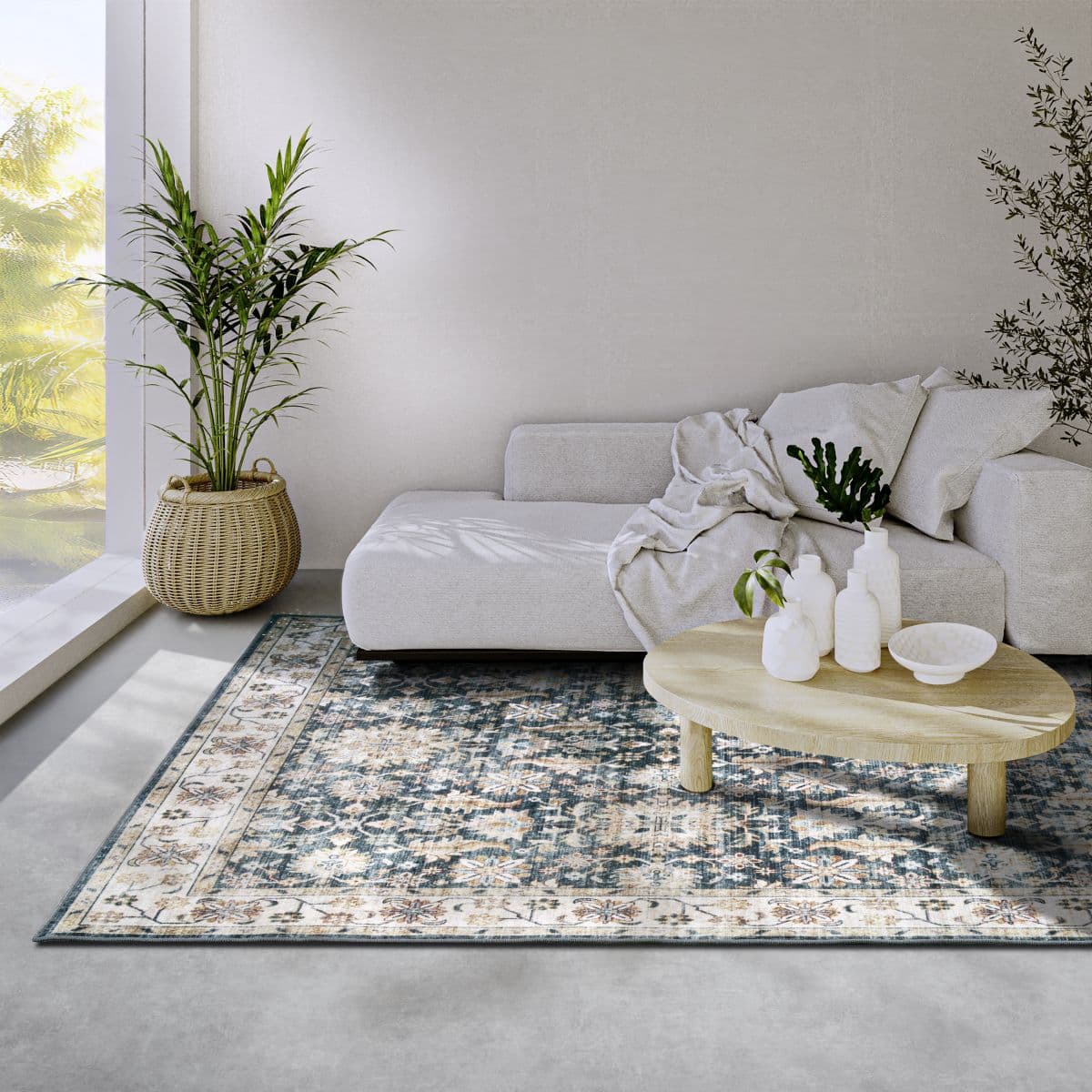 Kusový koberec Elle Decoration Imagination 106044 Blue Cream 2