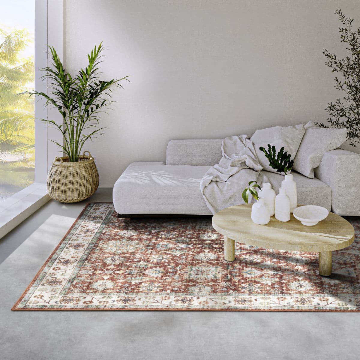 Kusový koberec Elle Decoration Imagination 106045 Red Cream 2