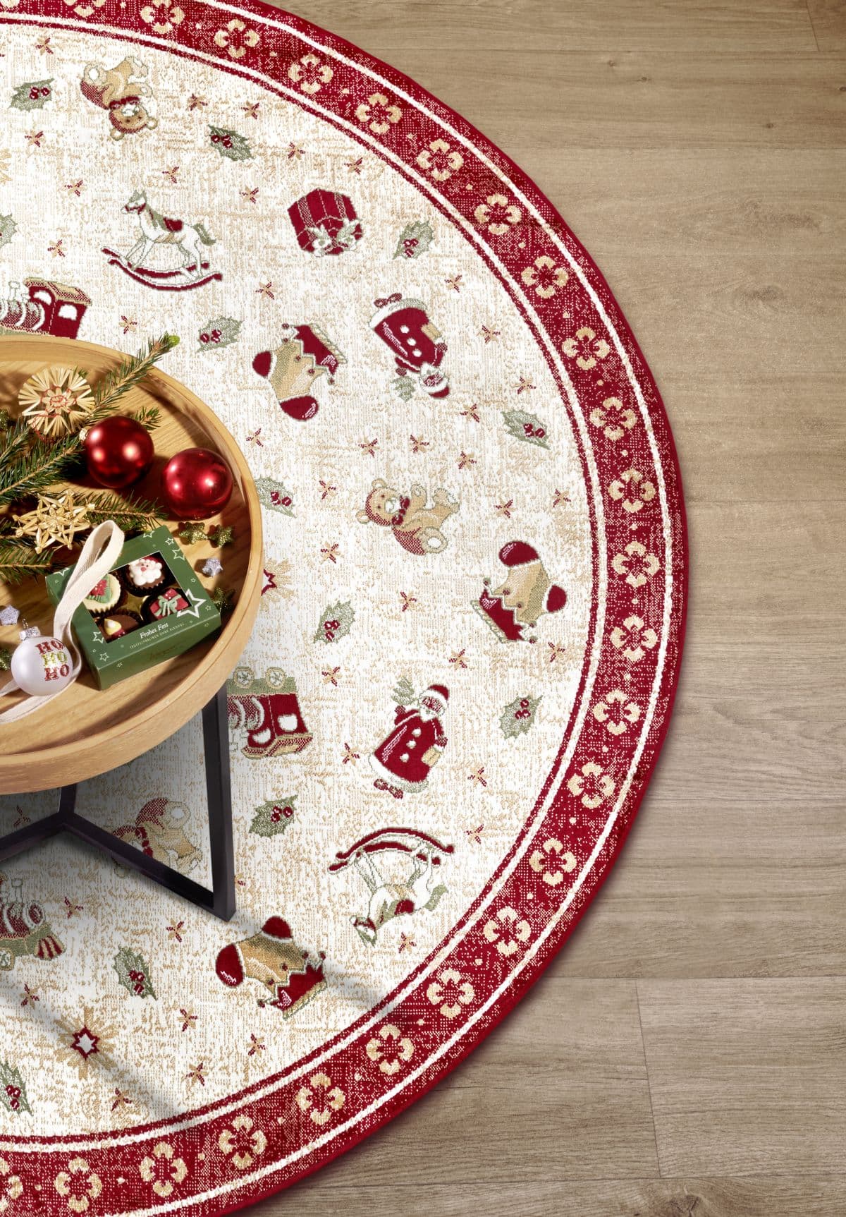 Kruhový kusový koberec Villeroy & Boch Toy´s Delight 106217 Red Multicolour Ø 160 cm 7