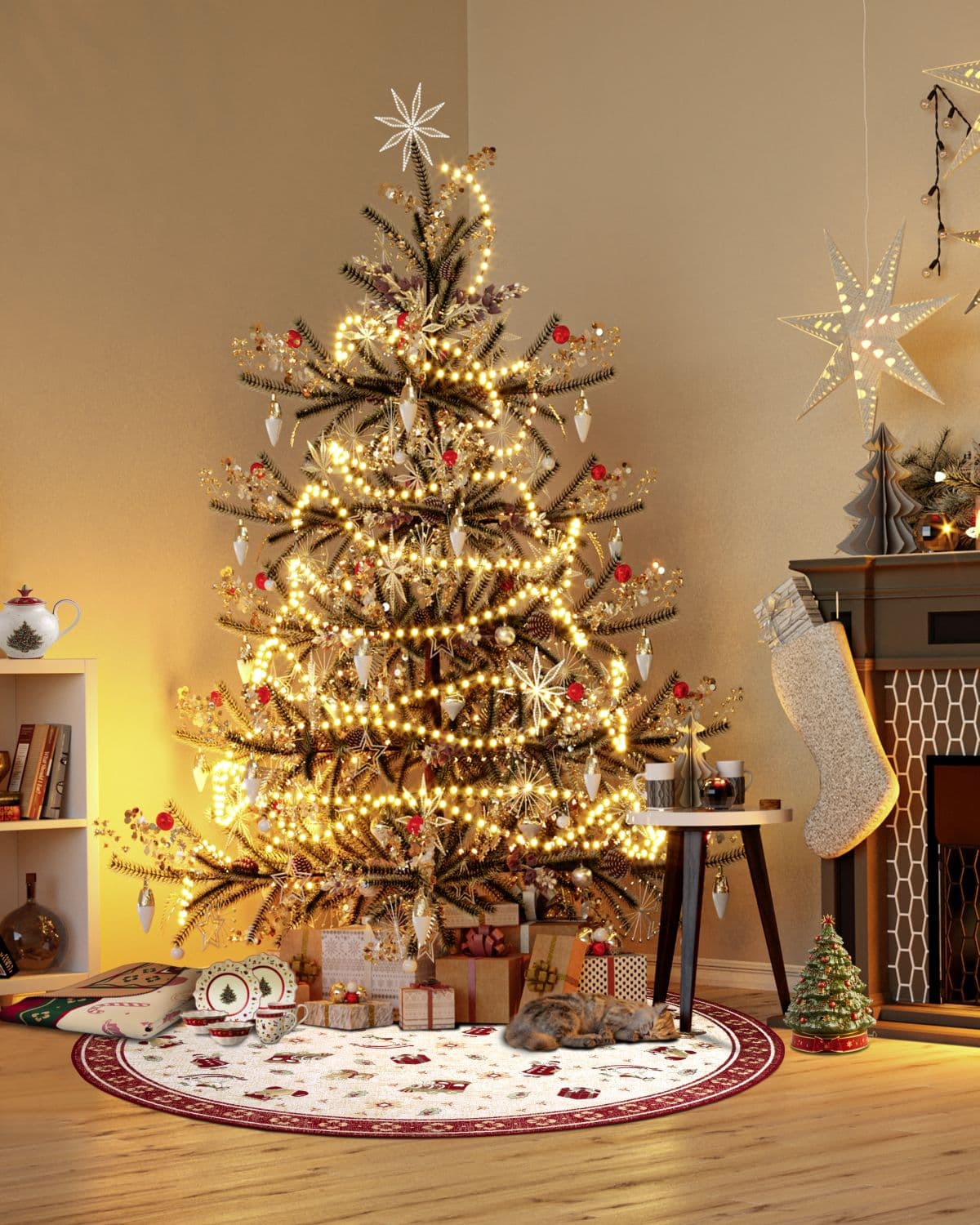 Kruhový kusový koberec Villeroy & Boch Toy´s Delight 106217 Red Multicolour Ø 160 cm 4