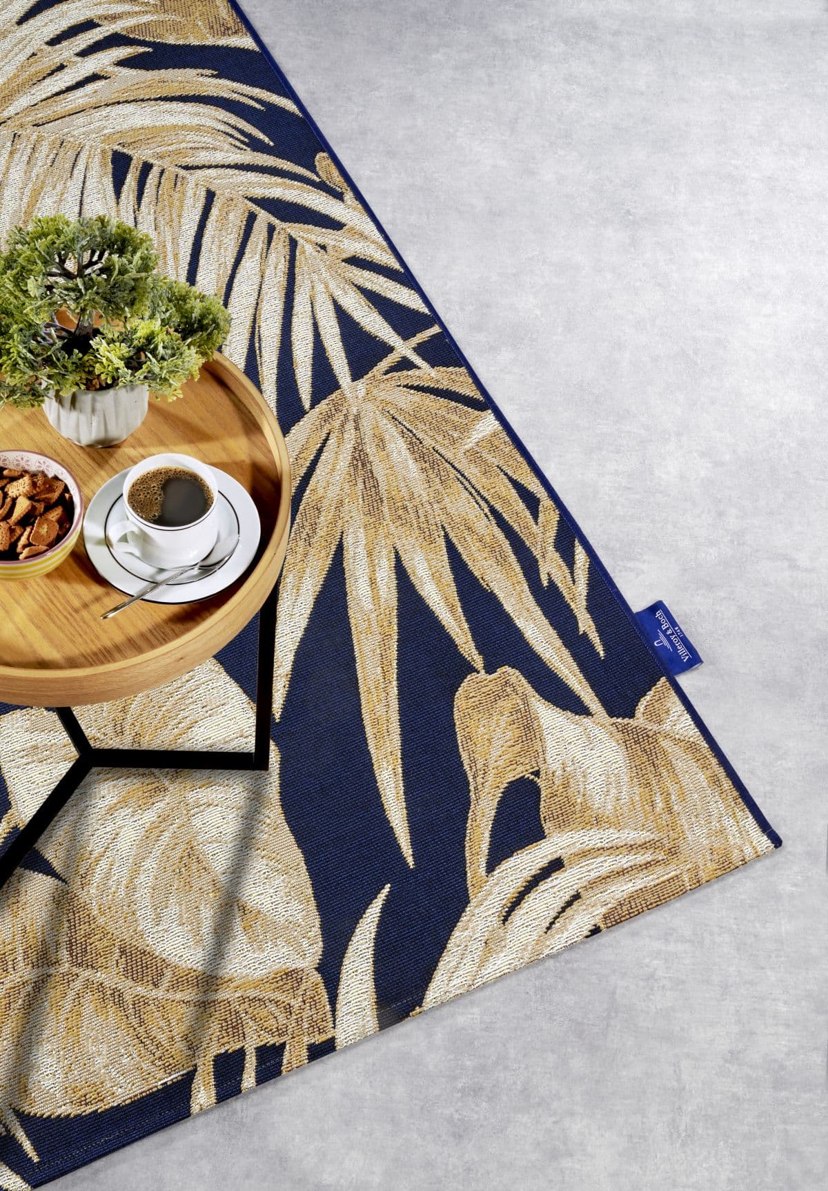Kusový koberec Villeroy & Boch 1767 106061 Dark Blue Gold 5